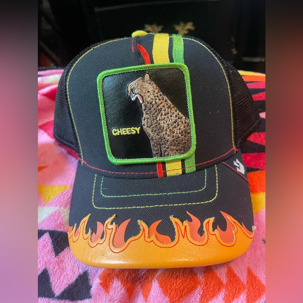 Goorin Bros. Cheetah Cheesy Dangerously Trucker Hat
